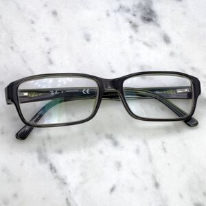 Ray-Ban RB 5169 2383 Polished Havana On Green Eyeglasses Frames Only 54-16-140